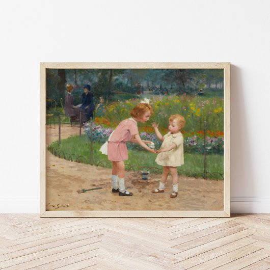 ザルクセンブルク庭園 | ビクトル・ガブリエル・ギルバート ポスター