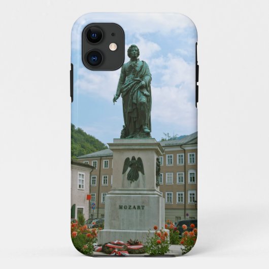 ザルツブルクのモーツァルト像 Case-Mate iPhoneケース (裏面)