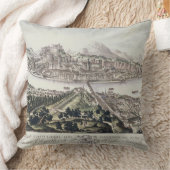 ザルツブルクの首都そして要塞の眺め、 クッション (ブランケット)