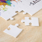 ザルツブルクオーストリアスカイライン ジグソーパズル (側面)