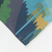 ザルツブルクオーストリアトラベルアートヴィンテージ フリースブランケット (角)