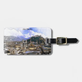 ザルツブルクオーストリアパノラマビュー ラゲッジタグ (正面横)