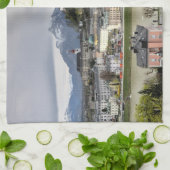 ザルツブルクオーストリアビュー キッチンタオル (折り畳み)