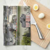 ザルツブルクオーストリアビュー キッチンタオル (四つ折り)