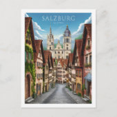 ザルツブルクオーストリアフェスティバルトラベルプレイス ポストカード (正面)