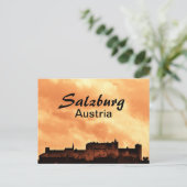 ザルツブルク城オーストリアのフェストンホーヘンザルツブルク ポストカード (スタンド正面)