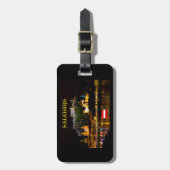 ザルツブルク城オーストリア高品質 – プロ写真 ラゲッジタグ (正面縦)