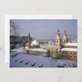 ザルツブルク大聖堂オーストリアホリデーカード シーズンカード (正面/裏面)