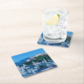 ザルツブルク都市、オーストリア スクエアペーパーコースター (インサイチュ)