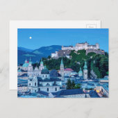 ザルツブルク都市、オーストリア ポストカード (正面/裏面)