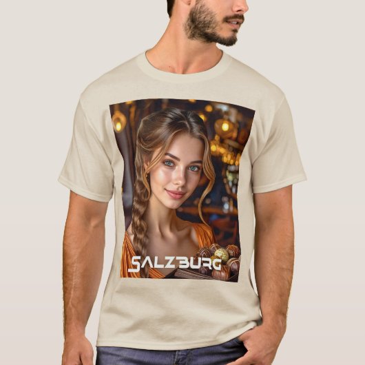 ザルツブルク - オーストリアからの愛 Tシャツ (正面)