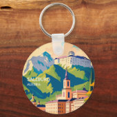 ザルツブルク・オーストリア旅行 キーホルダー (裏面)