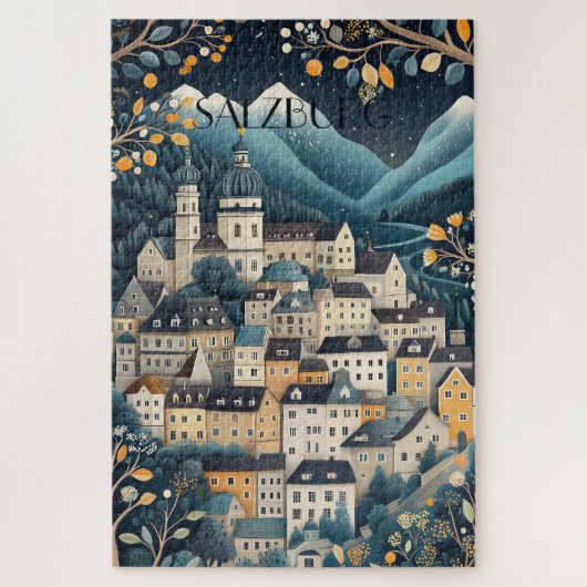 ザルツブルク・オーストリア旅行 ジグソーパズル (縦)