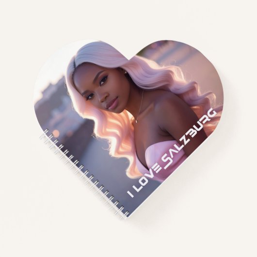 ザルツブルク - オーストリア - わたしはザルツブルクが好き ノートブック (正面)