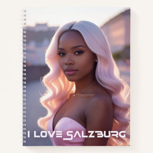 ザルツブルク - オーストリア - わたしはザルツブルクが好き ノートブック (正面)