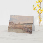 ザルツブルグの見解（Rudolf von Alt著） カード (黄色い花)