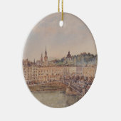 ザルツブルグの見解（Rudolf von Alt著） セラミックオーナメント (右)