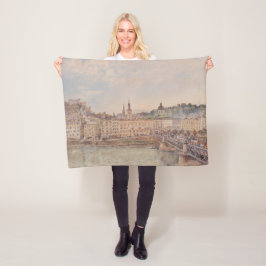 ザルツブルグの見解（Rudolf von Alt著） フリースブランケット