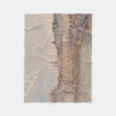 ザルツブルグの見解（Rudolf von Alt著） フリースブランケット (正面)