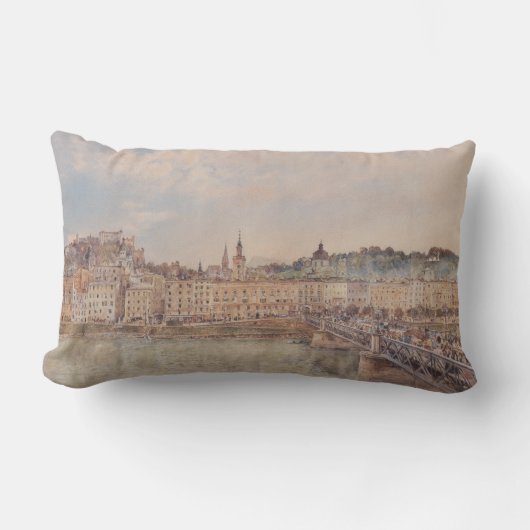 ザルツブルグの見解（Rudolf von Alt著） ランバークッション (正面)