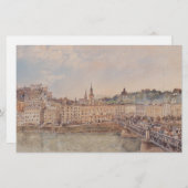 ザルツブルグの見解（Rudolf von Alt著） 便箋 (正面/裏面)