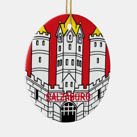 ザルツブルグオーストリアパノラマオーナメント セラミックオーナメント (右)