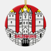 ザルツブルグオーストリアパノラマオーナメント セラミックオーナメント (正面)