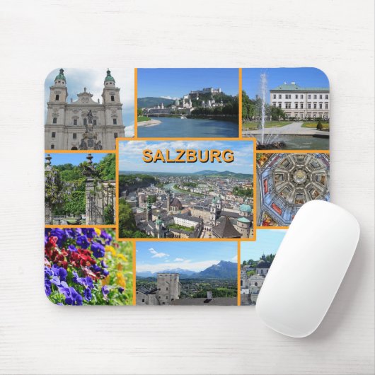 ザルツブルグオーストリア観光地休暇 マウスパッド (マウス)