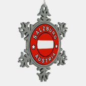 ザルツブルグ共和国 スノーフレークピューターオーナメント (左)