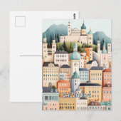 ザルツブルグ共和国 ポストカード (正面/裏面)