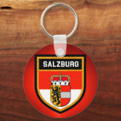 ザルツブルグ国旗 キーホルダー (正面)