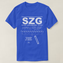 ザルツブルグ空港W.モーツァルトSZG Tシャツ