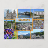 ザルツブルグ観光地休暇 ポストカード (正面)
