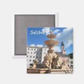 ザルツブルグ、オーストリア マグネット (正面/裏面)