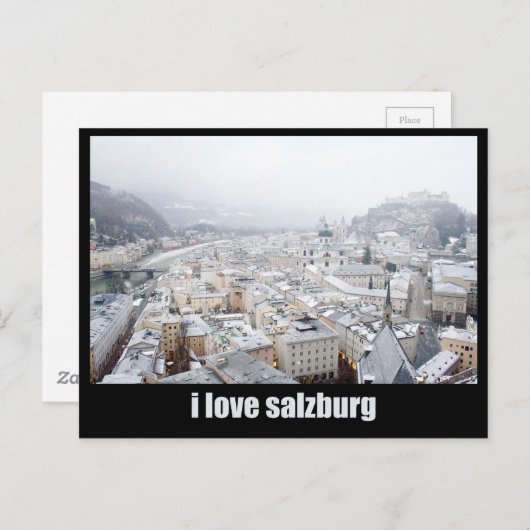 ザルツブルグ(オーストリア)写真ザルツブルグが大好き ポストカード (正面/裏面)