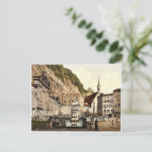 ザルツブルグ、ホースプール、オーストラリア – ハンガリー珍しいフォトチャール ポストカード (スタンド正面)