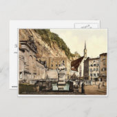 ザルツブルグ、ホースプール、オーストラリア – ハンガリー珍しいフォトチャール ポストカード (正面/裏面)