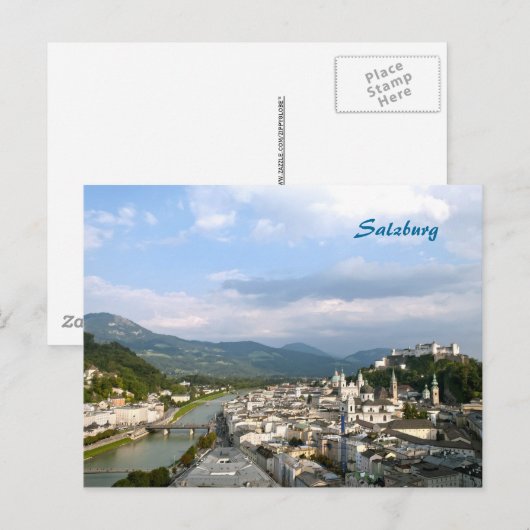 ザルツブルグ ポストカード (正面/裏面)