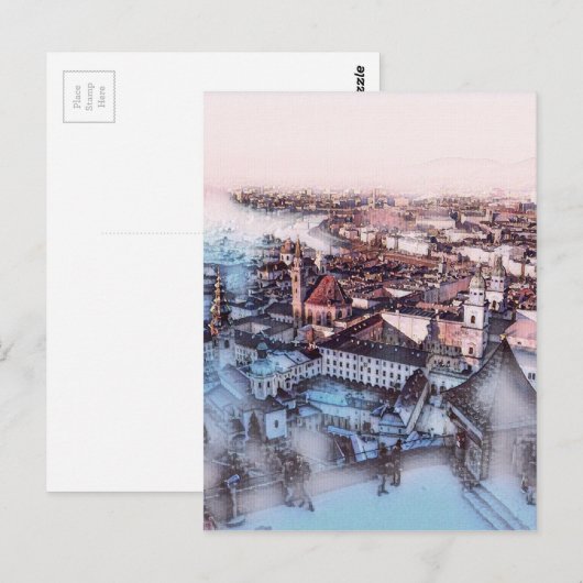 ザルツブルグ ポストカード (正面/裏面)