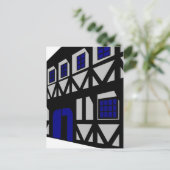 ザルネッサンスハウス – グレー ポストカード (スタンド正面)