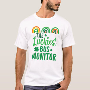 ザルーキーストスクールナースセントパトリックの日ラッキー Tシャツ