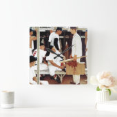 ザルーキー スクエア壁時計 (ホーム)