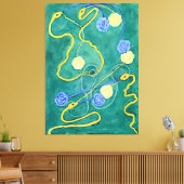 ザルートカオスバイヒルマafクリント キャンバスプリント (インサイチュ (リビング))