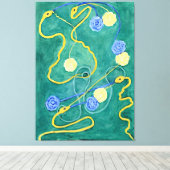 ザルートカオスバイヒルマafクリント キャンバスプリント (インサイチュ (ウッドフロア))