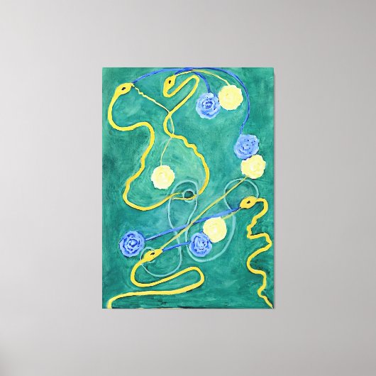 ザルートカオスバイヒルマafクリント キャンバスプリント (正面)