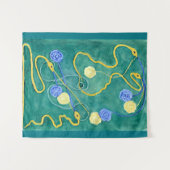 ザルートカオスバイヒルマafクリント タペストリー (正面(横))