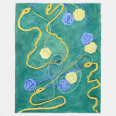 ザルートカオスバイヒルマafクリント フリースブランケット (正面)