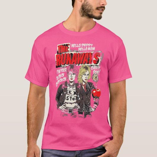 ザルーナウェイズさくらんぼ爆弾 Tシャツ (正面)