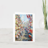 ザルーモントルグイユ、パリ、6月のフェスティバル カード (裏面)