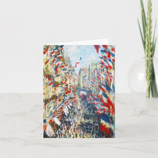 ザルーモントルグイユ、パリ、6月のフェスティバル カード (正面)